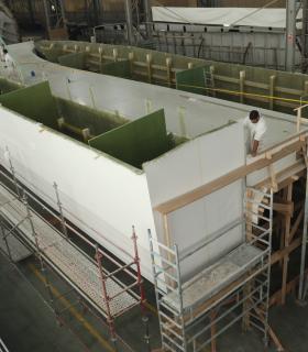Finaliza el primer hito en la construcción del nuevo miniferri de Fred. Olsen Express · foto 1