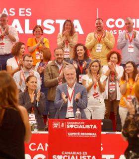 Torres: "Si hay una voz mayoritaria para defender a Canarias, es la voz del PSOE. Canarias es socialista" · foto 1