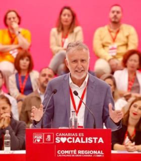 Torres: "Si hay una voz mayoritaria para defender a Canarias, es la voz del PSOE. Canarias es socialista" · foto 2