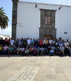 El alcalde recibe el XXIII Encuentro Regional de Veteranos de Infantería de Marina de Canarias · foto 1