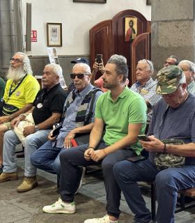 El alcalde recibe el XXIII Encuentro Regional de Veteranos de Infantería de Marina de Canarias · foto 3
