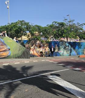 Finalizados los tres murales underground en Caleta de Fuste Miradas del Atlántico · foto 3