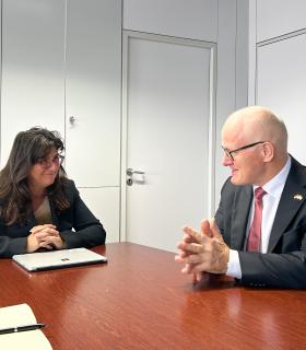 Julieta Schallenberg recibe al embajador de Noruega en España · foto 2