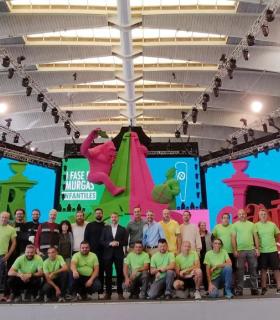El escenario del Carnaval recrea los símbolos históricos de la fiesta a través de la televisión · foto 3