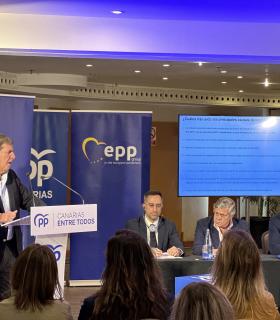 Gabriel Mato y Manuel Domínguez alertan de que Canarias ha perdido 600 millones de euros procedentes de los fondos de cohesión · foto 2