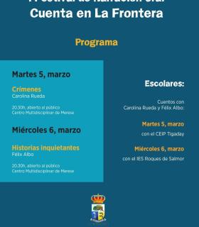 I Festival de Narración Oral "Cuenta en La Frontera" · foto 1