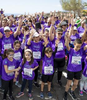 Una marea violeta recorre El Chorrillo en la 5ª Carrera por la Igualdad de El Rosario · foto 5