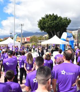 Una marea violeta recorre El Chorrillo en la 5ª Carrera por la Igualdad de El Rosario · foto 7