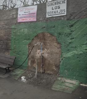 CC de La Victoria denuncia que el Ayuntamiento destroza los históricos chorros de agua · foto 1