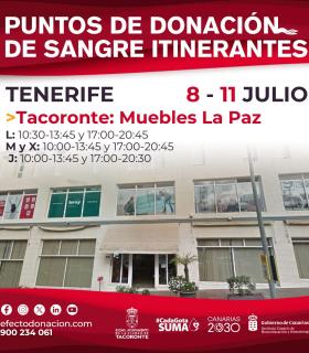 Tacoronte recibe un nuevo punto itinerante de donación de sangre · foto 3