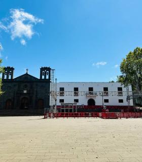 El escenario de las Fiestas del Cristo recreará el antiguo kiosco de doña Nena y la desaparecida fuente de la plaza · foto 1