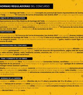 Santiago del Teide organiza la VII edición del Concurso de Construcción de Carros Artesanales de San Andrés · foto 1