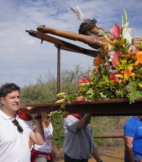 Conmemoración de los 115 años del Chinyero con la rogativa del Santísimo Cristo del Valle · foto 4