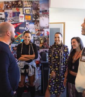 Wise, el mítico productor americano ganador de 9 Grammy, graba con las K-Narias en La Palma (T-Rec) · foto 1