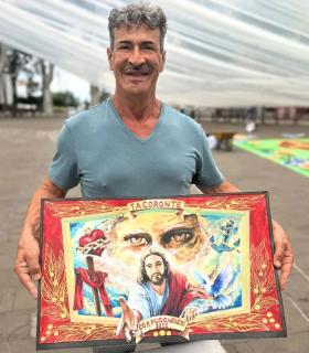Comienzan los trabajos de elaboración de la alfombra principal del Corpus Christi 2025 · foto 1