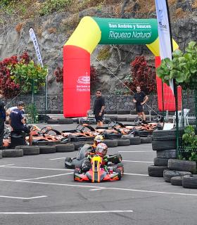 San Andrés y Sauces se estrena con éxito rotundo en el programa de la Escuela de Karting La Palma · foto 1