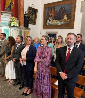 La Bajada del Santo Cristo de Telde llena de emoción y recogimiento la Basílica de San Juan · foto 12