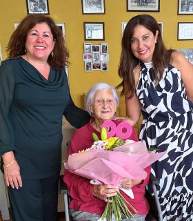 La Concejalía de Mayores homenajea a doña Felisa García Sánchez, la vecina más longeva de Tacoronte · foto 3