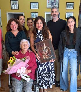 La Concejalía de Mayores homenajea a doña Felisa García Sánchez, la vecina más longeva de Tacoronte · foto 2