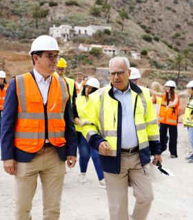 Gobierno de Canarias y Cabildo de La Gomera concluyen el cale del túnel de Vallehermoso · foto 1
