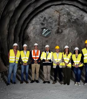 Gobierno de Canarias y Cabildo de La Gomera concluyen el cale del túnel de Vallehermoso · foto 2