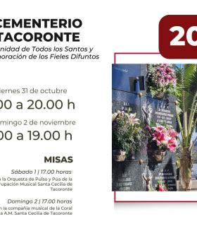 El Cementerio de Tacoronte amplía su horario de apertura por el Día de Finados · foto 4