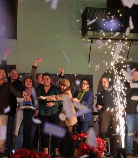Tacoronte enciende la Navidad con un multitudinario encuentro en la Plaza del Cristo · foto 1