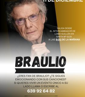 El Ayuntamiento de Guía habilita una guagua gratuita para que los vecinos asistan a la grabación del programa homenaje ‘Braulio: Sobran las palabras’ · foto 1