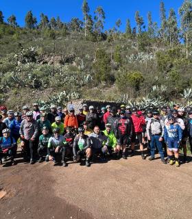 Casi un centenar de personas participan en la XVII Marcha ciclista Monte del Agua de Buenavista · foto 5