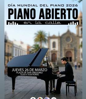 Telde saca la música a la calle: un piano de cola a disposición del talento ciudadano en San Gregorio · foto 1