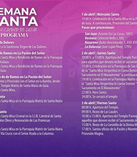 La Semana Santa en la Ciudad de Luján Pérez celebra este Domingo de Ramos la Bendición de los Olivos y la Procesión de la Burrita desde la Ermita de San Roque hasta el Templo Matriz · foto 1