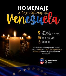 Telde convoca una concentración en apoyo a Venezuela tras los terremotos · foto 1