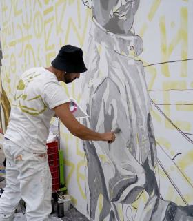 Tacoronte inaugura el mural "Umbral", del artista Víctor Seus · foto 5