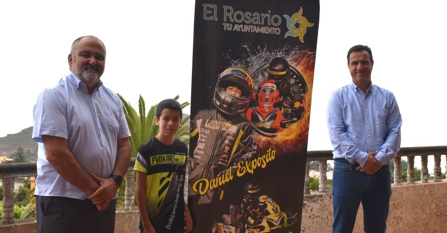 El Rosario: el piloto rosariero de karts, Dani Expósito, rumbo a la cuarta prueba del Campeonato de España Rotax