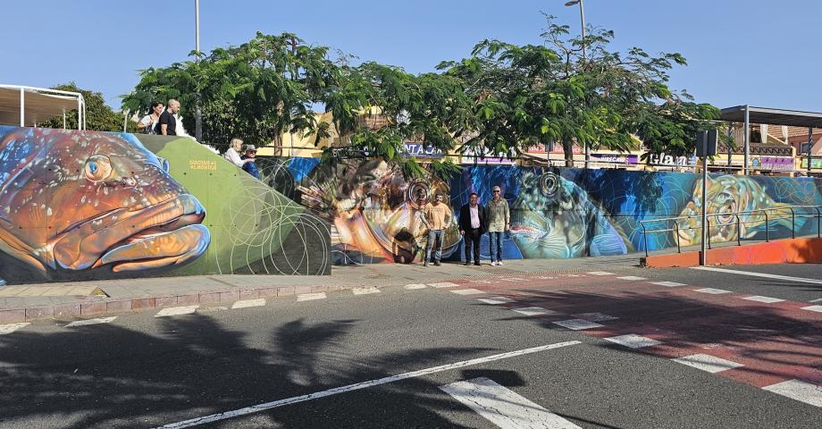 Finalizados los tres murales underground en Caleta de Fuste Miradas del Atlántico