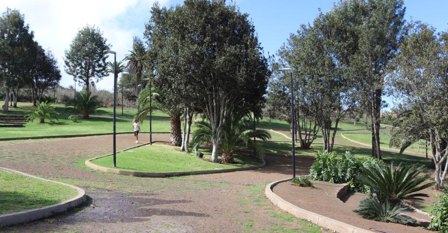 El parque urbano Hoya Machado contará con alumbrado público antes de que finalice el año