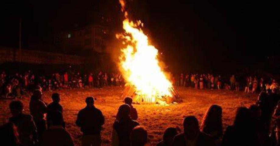 Delimitaci&oacute;n de las hogueras en la Noche de San Juan