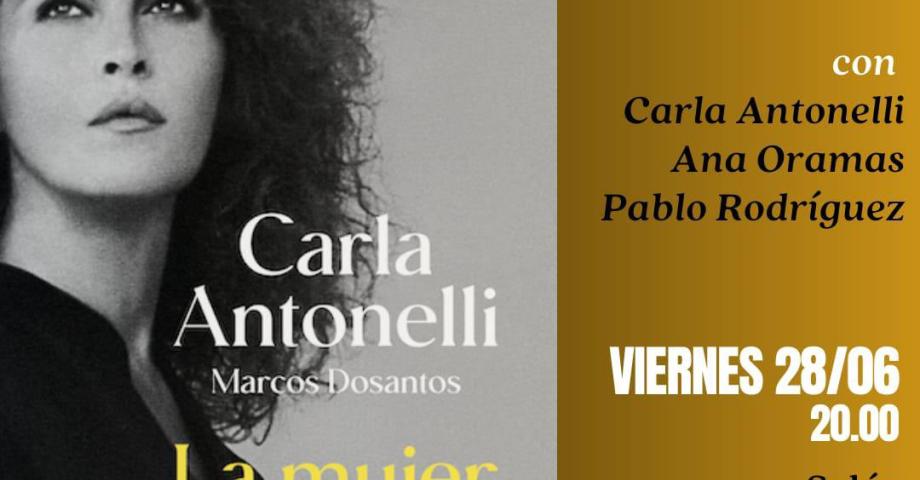 Carla Antonelli presentar&aacute; sus memorias recogidas en "La Mujer volc&aacute;n en la sala multidisciplinar de Merese