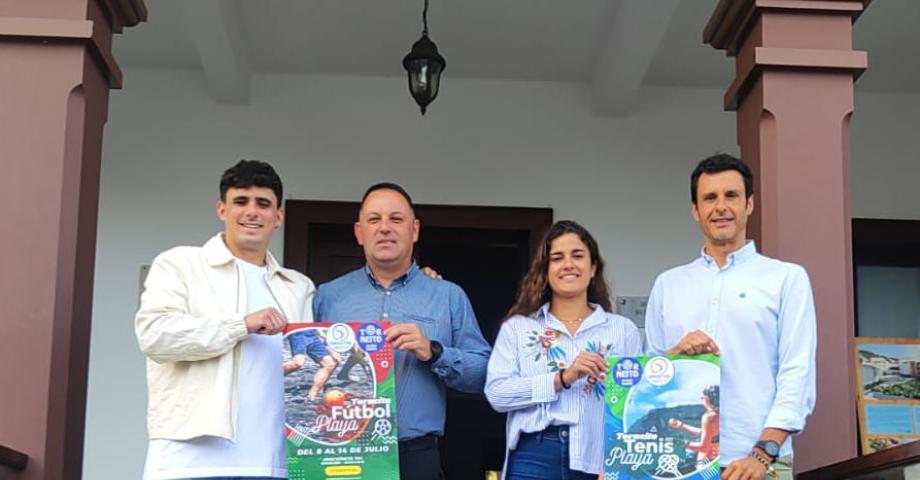 Arranca la nueva edici&oacute;n del Torneito de F&uacute;tbol Playa y el primer Torneito de Tenis Playa en el Puerto de Tazacorte