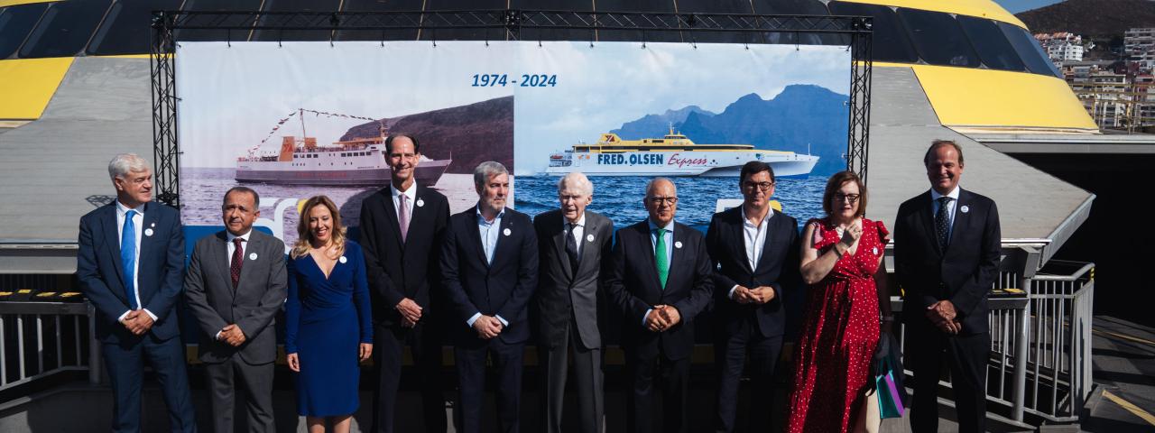 Curbelo: "La alianza entre Fred Olsen y La Gomera cambi&oacute; a la isla para siempre