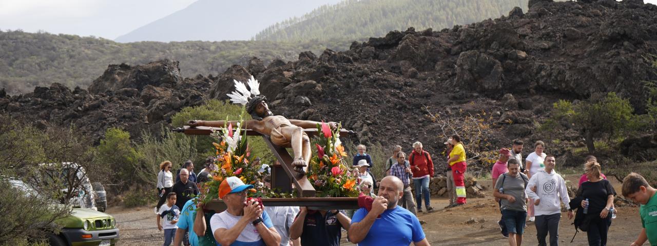 Conmemoraci&oacute;n de los 115 a&ntilde;os del Chinyero con la rogativa del Sant&iacute;simo Cristo del Valle