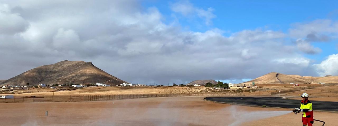 Fuerteventura ya prueba el uso de sistemas a&eacute;reos no tripulados en incendios forestales