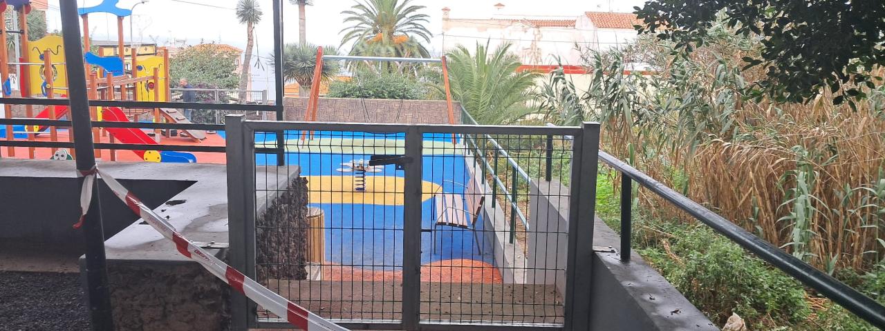 Mejora de la seguridad del parque infantil La Zarza en San Jos&eacute;