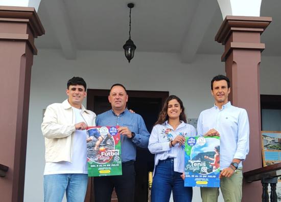 Arranca la nueva edición del Torneito de Fútbol Playa y el primer Torneito de Tenis Playa en el Puerto de Tazacorte
