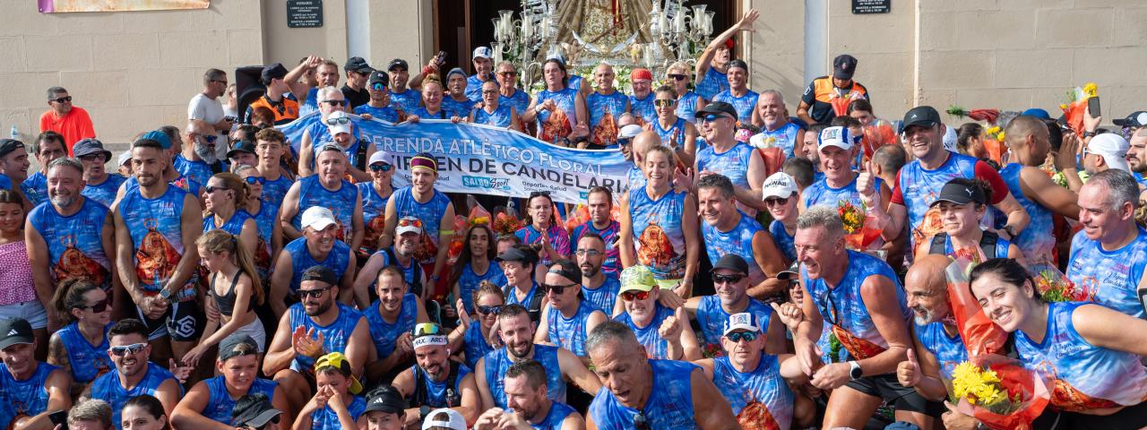 M&aacute;s de 600 corredores llegan a Candelaria en la XXXIV Ofrenda Atl&eacute;tica Floral