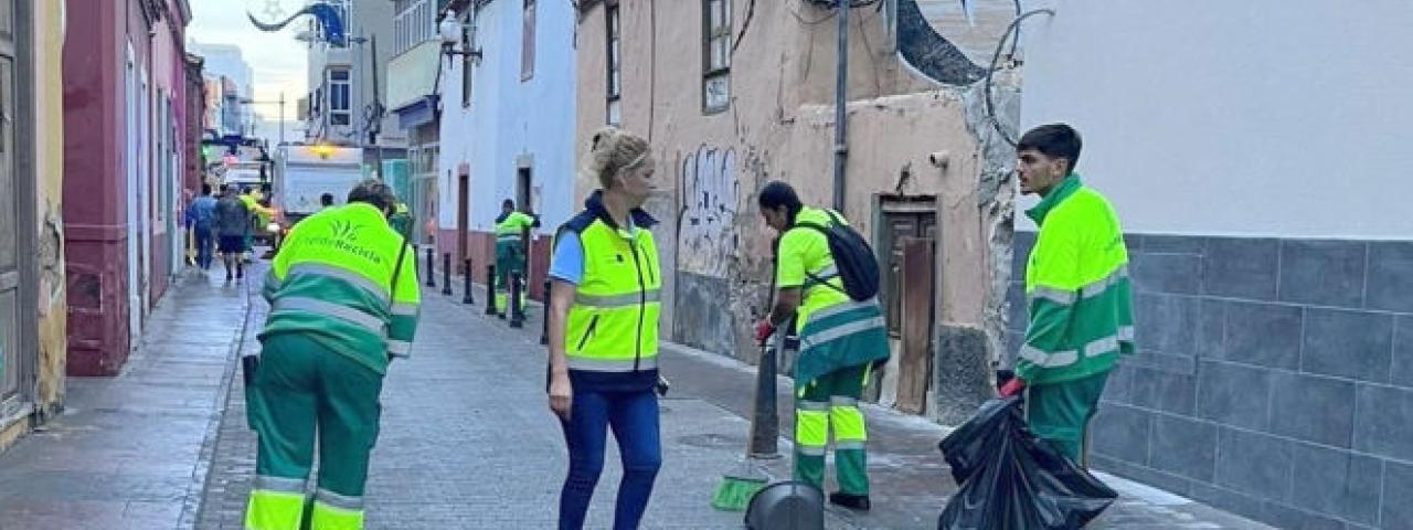 Telde llevar&aacute; a cabo un operativo extraordinario de limpieza con motivo del D&iacute;a de Reyes