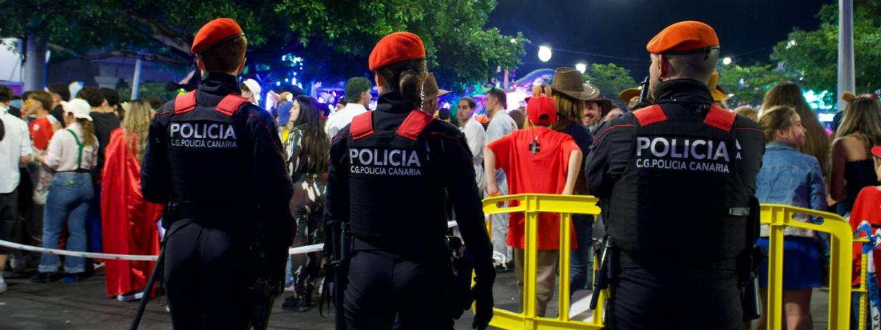 La Polic&iacute;a Auton&oacute;mica levanta 21 actas, interviene en ocho reyertas y asiste 32 apoyos sanitarios durante el Carnaval de Tenerife y La Palma