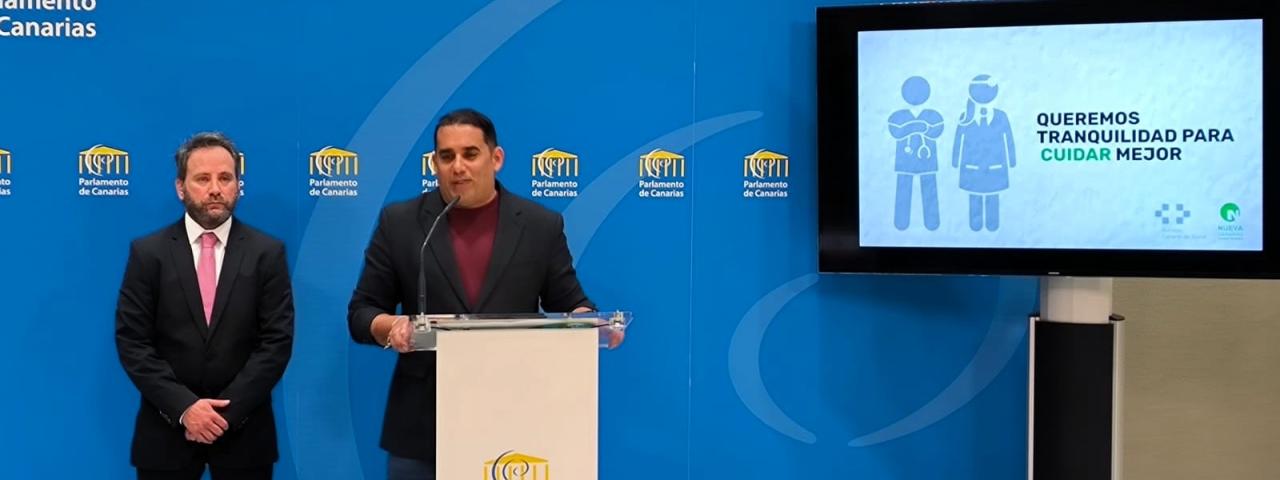Yoné Caraballo lleva al Parlamento una iniciativa para reformar la contratación sanitaria en Canarias