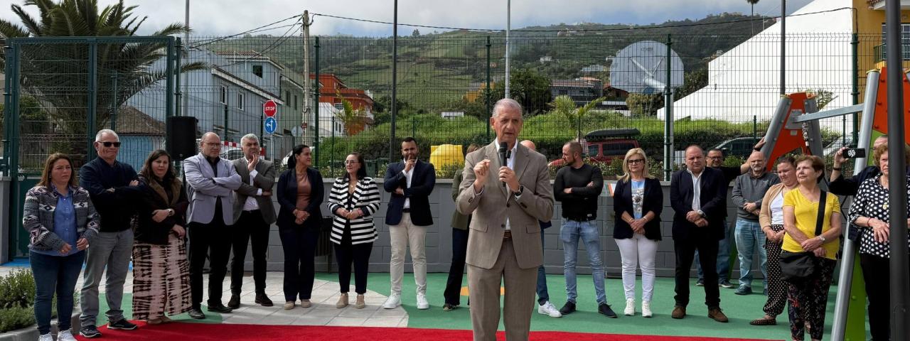 Inaugurado el nuevo parque infantil de La Cuesta en La Perdoma
