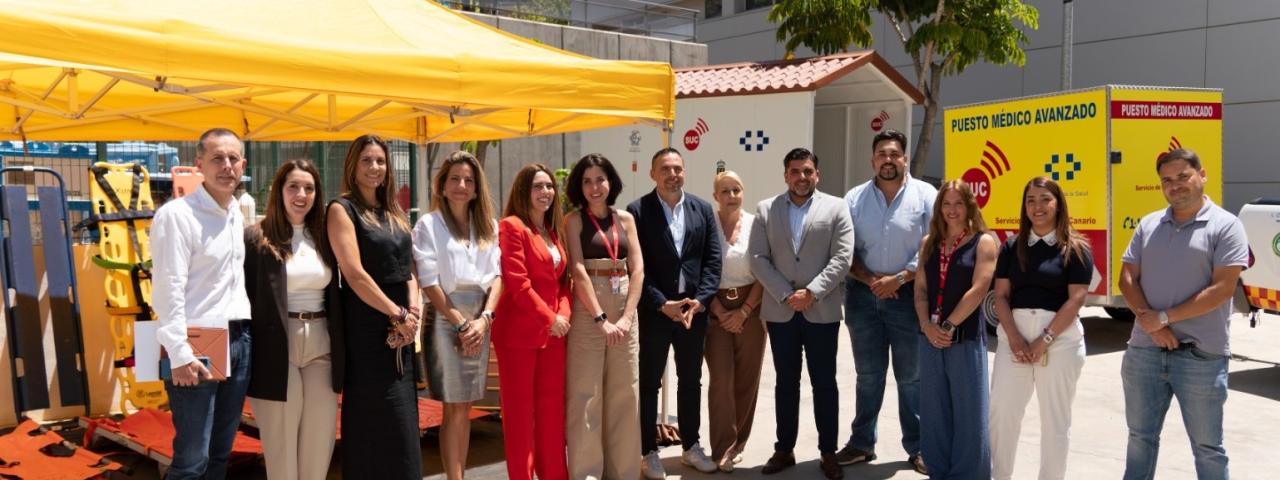 Sanidad renueva el equipamiento sanitario para la asistencia en caso de cat&aacute;strofes en La Gomera